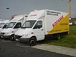 vrachtwagen met laadbak