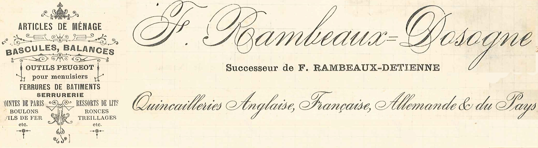 rambeaux dor quincaillerie andenne 1908