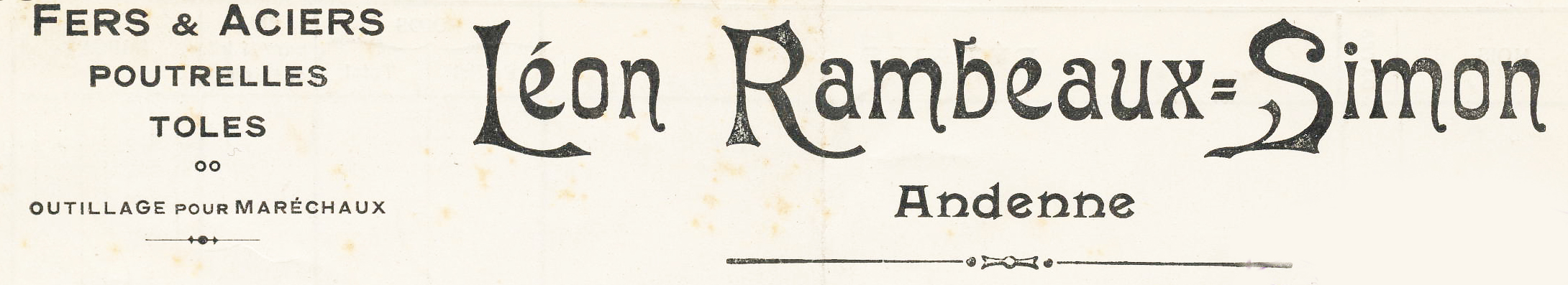 rambeaux dor quincaillerie andenne 1915