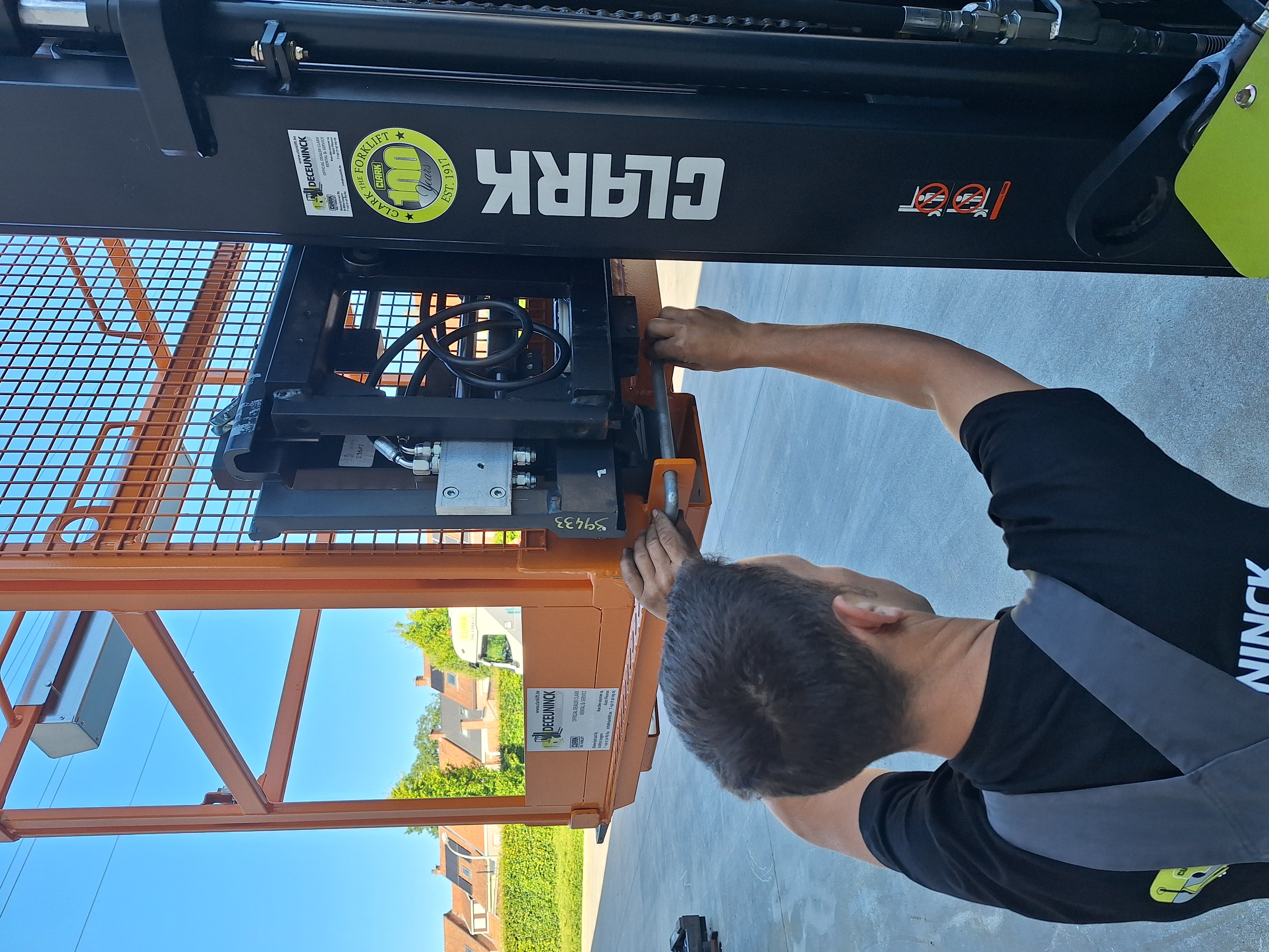 Werkkooi voor heftruck
