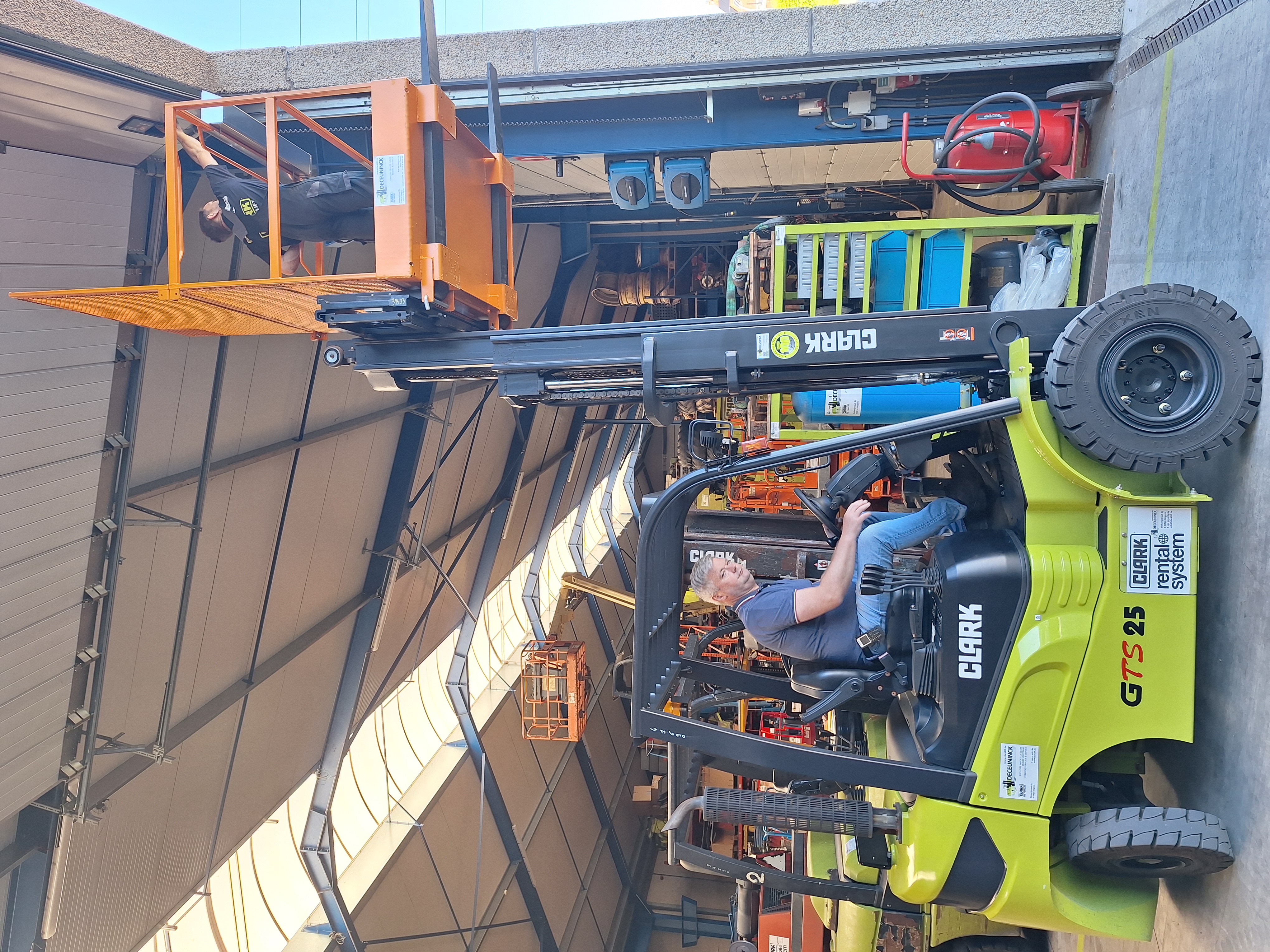 Werkkooi voor heftruck
