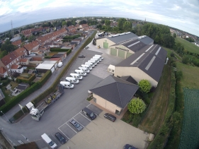 luchtfoto Clarklift Blekerijstraat