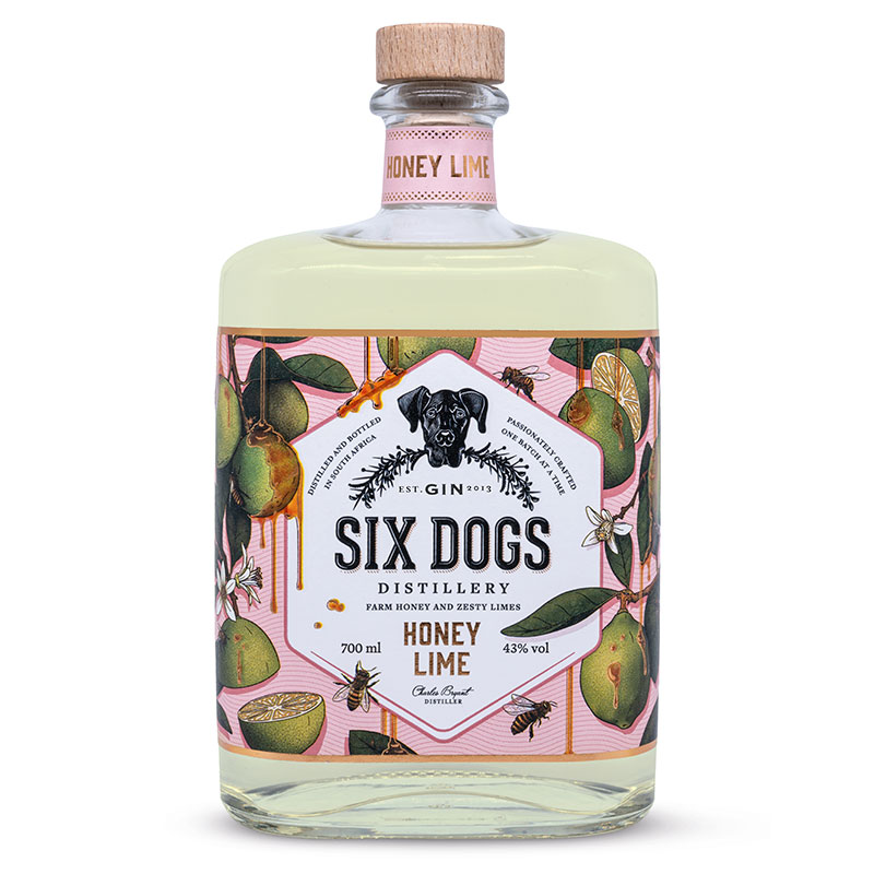 SIX DOGS HONEY LIME GIN