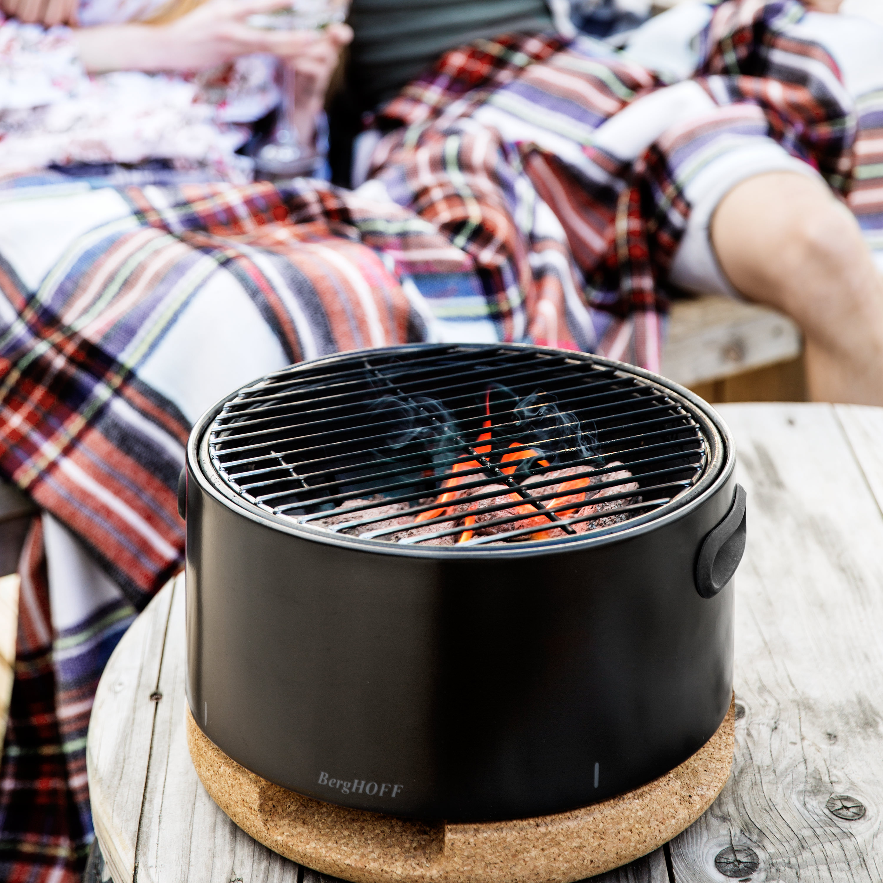 Tafel BBQ zwart