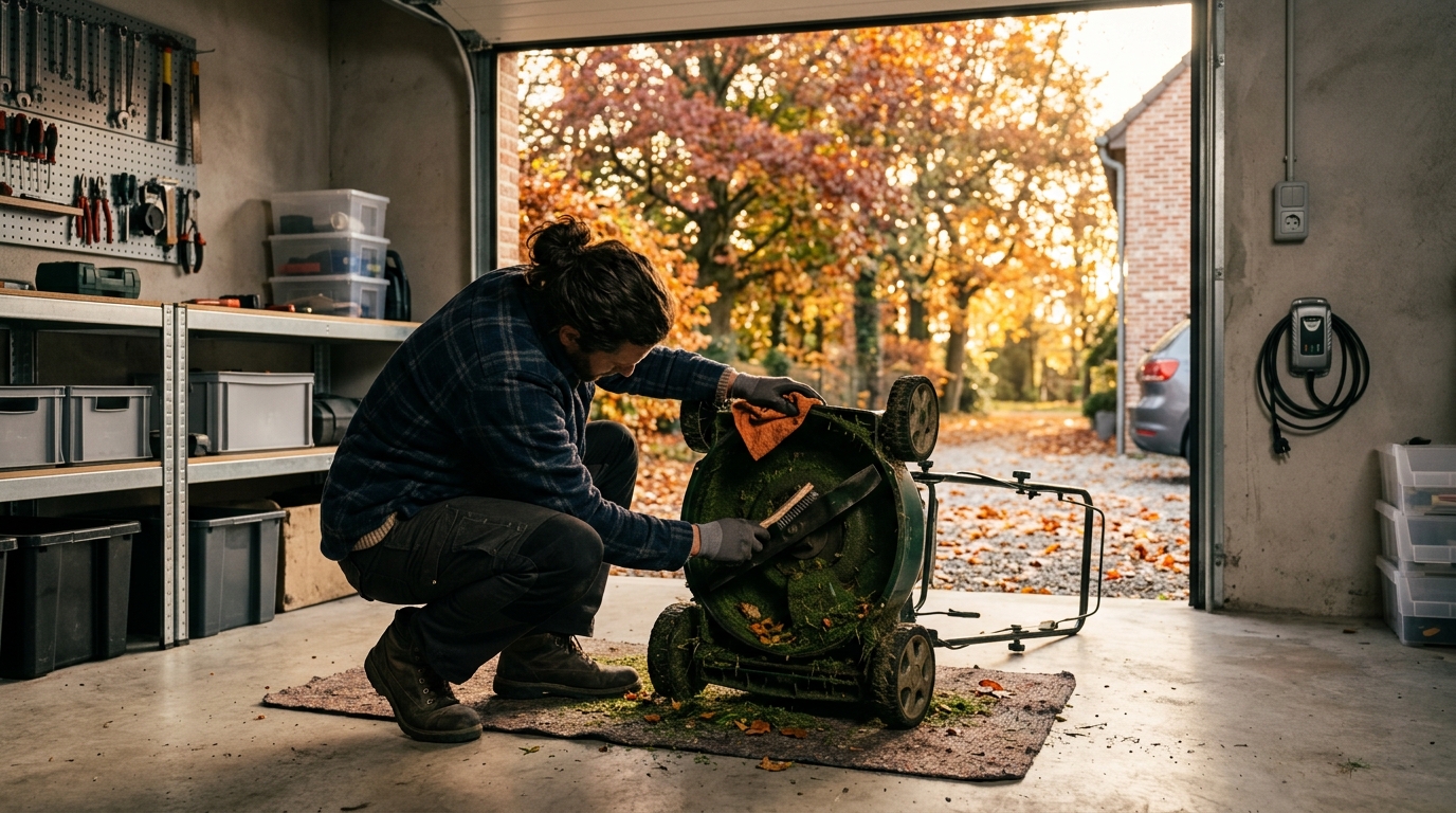 Hoe maak je je grasmaaier en tuingereedschap winterklaar?
