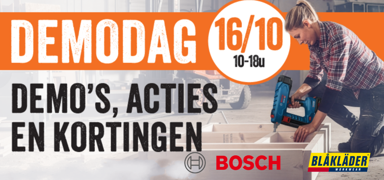 BOSCH X Blaklader demodag
